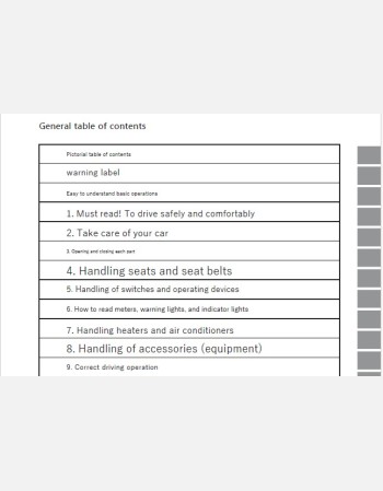 toyota toyoace dump 2019-2020 owners manual in english